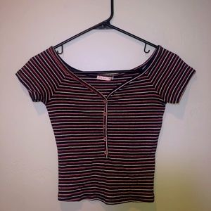 Multicolored Striped T-shirt